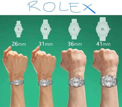 rolex mm sizes|Rolex bracelet size chart.